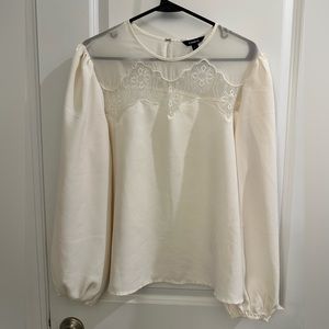 Express sheer lace blouse